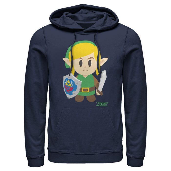fifth sun Men's Nintendo Legend of Zelda Link's Awakening Avatar Pull Over Hoodie