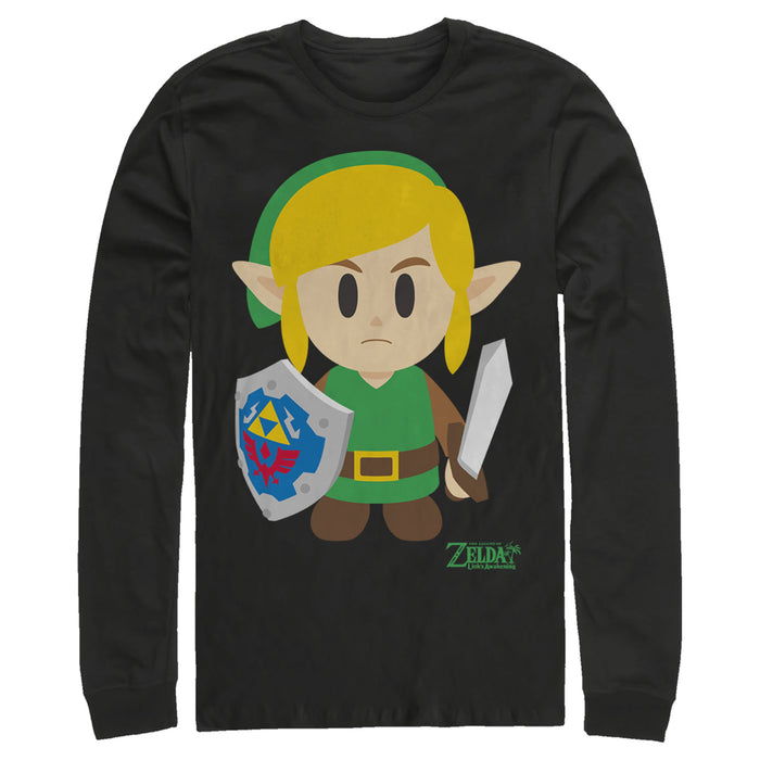 Fifth Sun Men's Nintendo Legend Of Zelda Link's Awakening Avatar Long Sleeve Shirt