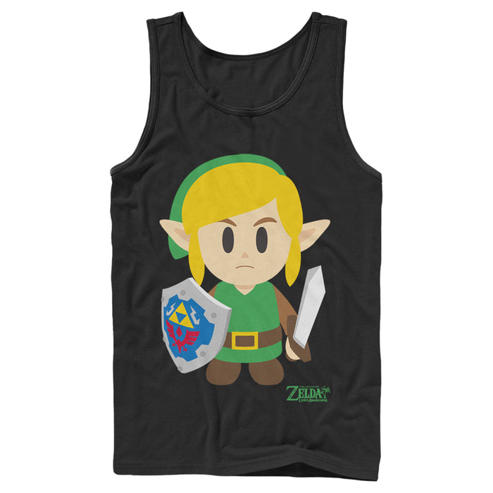 Fifth Sun Men's Nintendo Legend Of Zelda Link's Awakening Avatar Tank Top