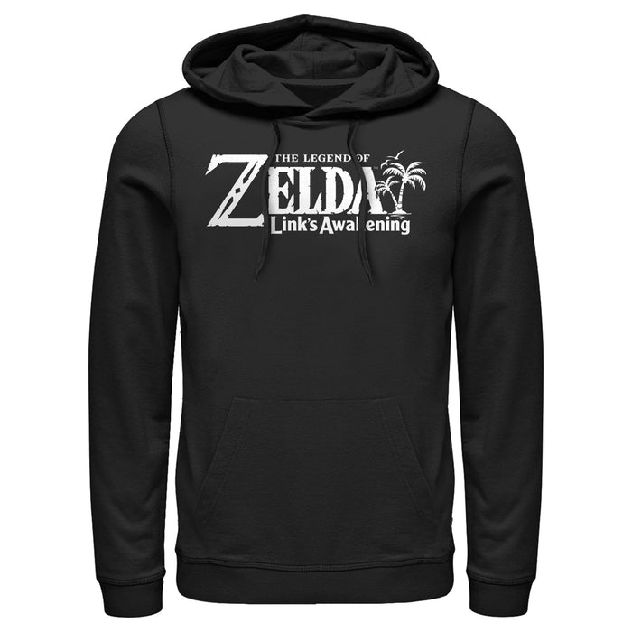 Fifth Sun Men's Nintendo Legend Of Zelda Link's Awakening Classic Logo Pull Over Hoodie