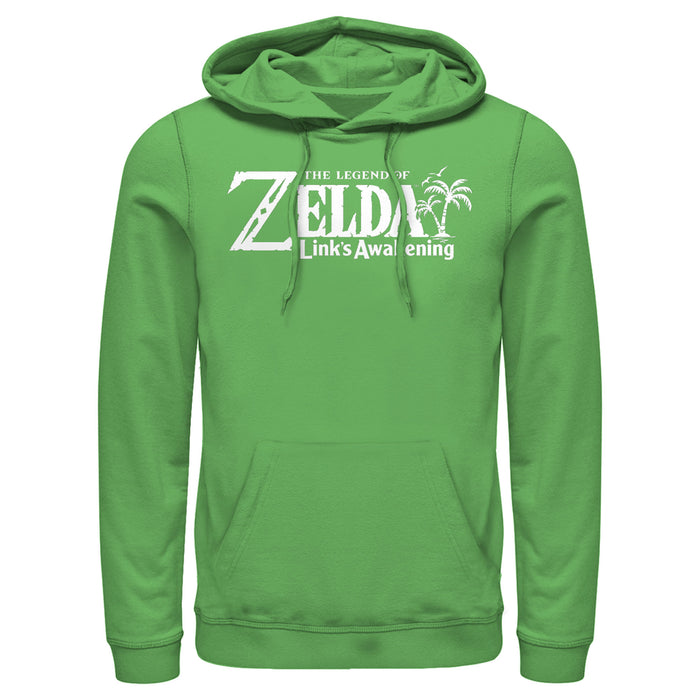 fifth sun Men's Nintendo Legend of Zelda Link's Awakening Classic Logo Pull Over Hoodie