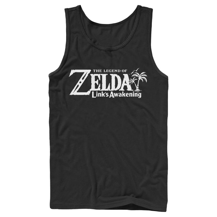 fifth sun Men's Nintendo Legend of Zelda Link's Awakening Classic Logo Tank Top