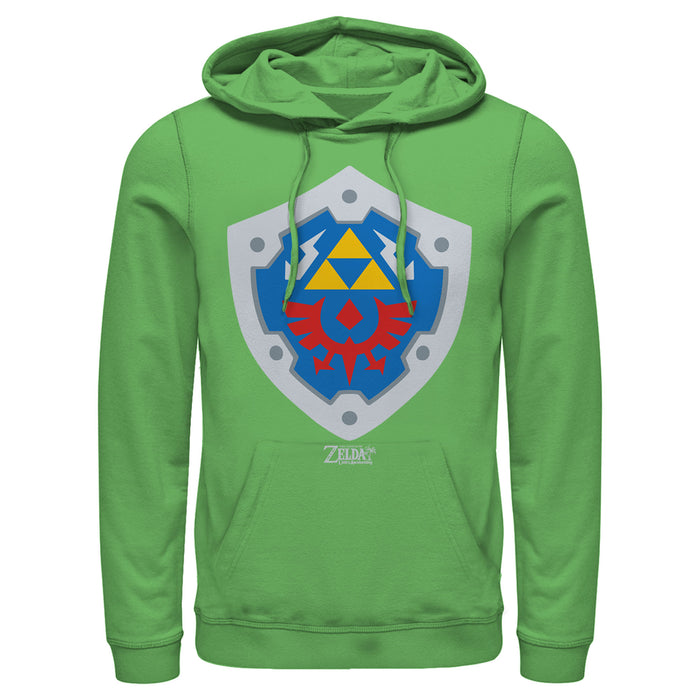 Fifth Sun Men's Nintendo Legend Of Zelda Link's Awakening Hylian Shield Pull Over Hoodie