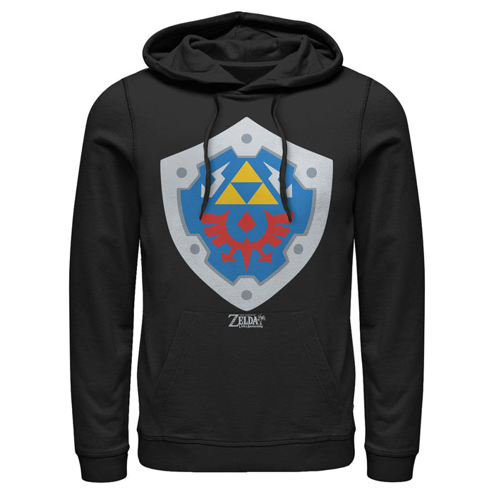 Fifth Sun Men's Nintendo Legend Of Zelda Link's Awakening Hylian Shield Pull Over Hoodie