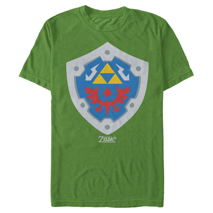 fifth sun Men's Nintendo Legend of Zelda Link's Awakening Hylian Shield T-Shirt
