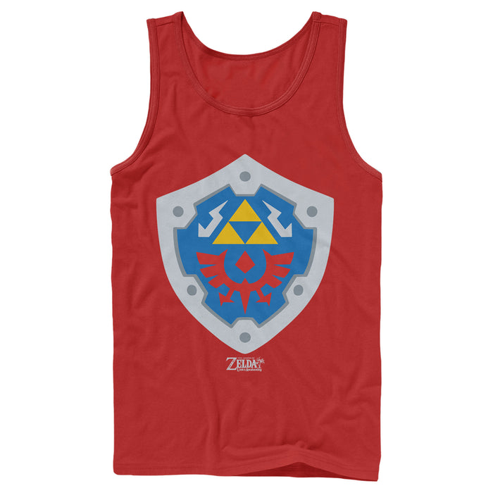 Fifth Sun Men's Nintendo Legend Of Zelda Link's Awakening Hylian Shield Tank Top