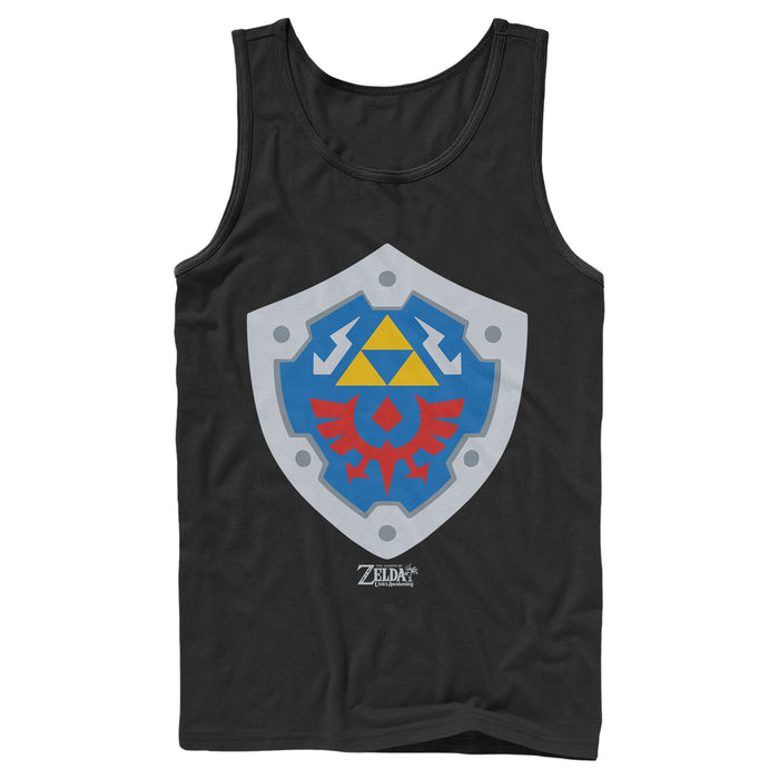 Fifth Sun Men's Nintendo Legend Of Zelda Link's Awakening Hylian Shield Tank Top