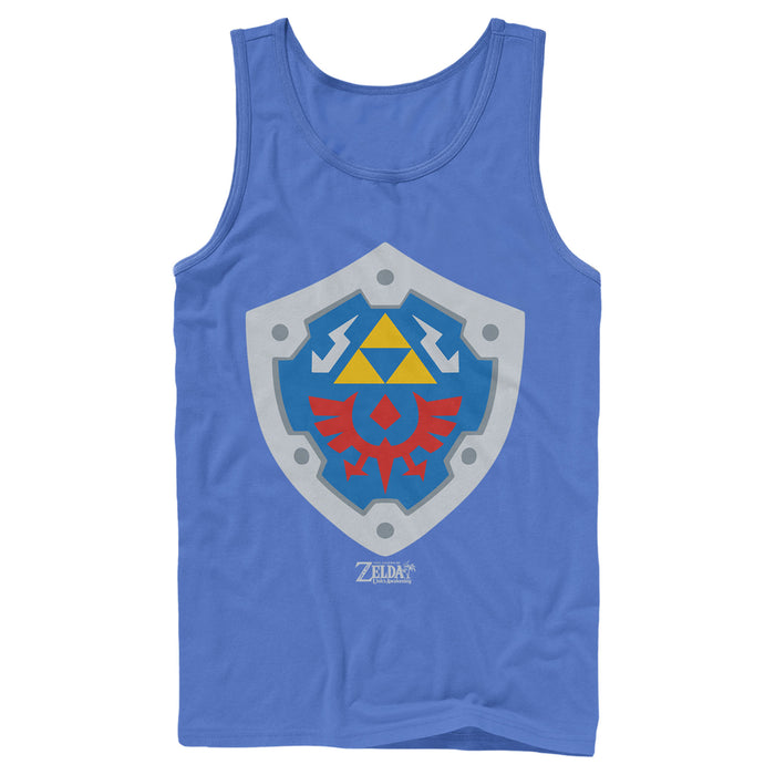 fifth sun Men's Nintendo Legend of Zelda Link's Awakening Hylian Shield Tank Top