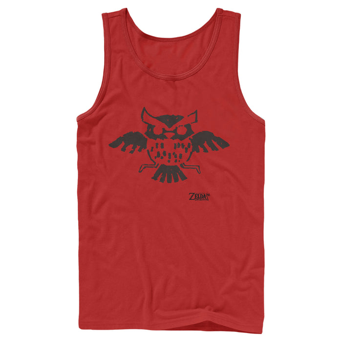 Fifth Sun Men's Nintendo Legend Of Zelda Link's Awakening Owl Hieroglyphic Tank Top