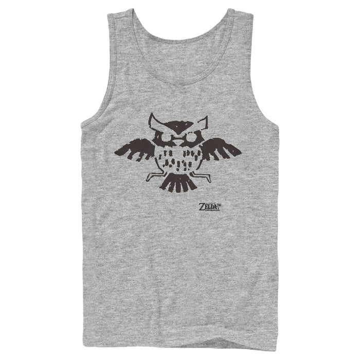 Fifth Sun Men's Nintendo Legend Of Zelda Link's Awakening Owl Hieroglyphic Tank Top