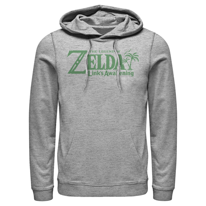 Fifth Sun Men's Nintendo Legend Of Zelda Link's Awakening Palm Logo Pull Over Hoodie