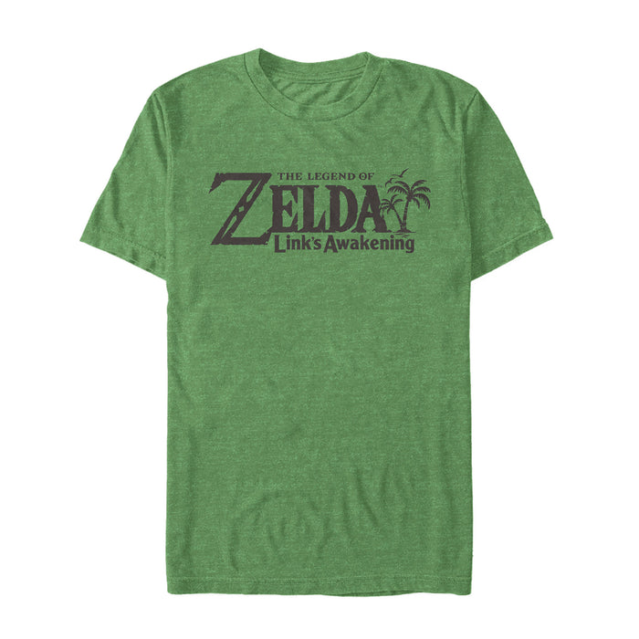 fifth sun Men's Nintendo Legend of Zelda Link's Awakening Switch Logo T-Shirt