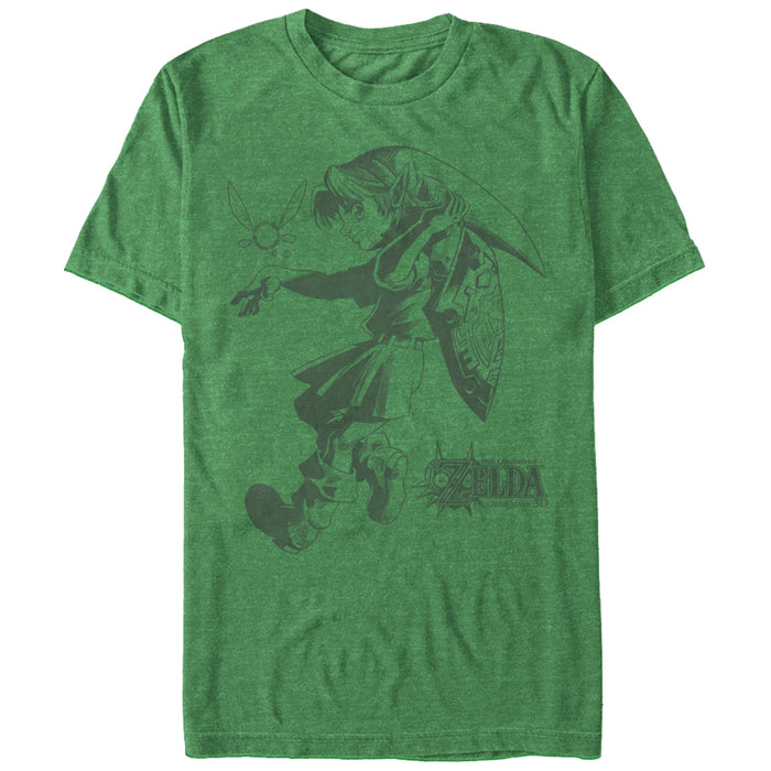 fifth sun Men's Nintendo Legend of Zelda Majora's Mask Link T-Shirt