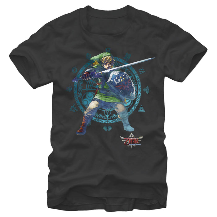 fifth sun Men's Nintendo Legend of Zelda Master Sword T-Shirt