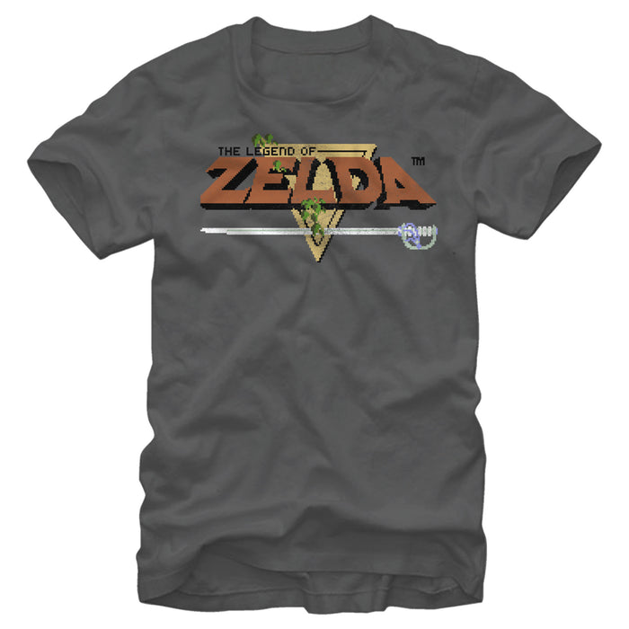 fifth sun Men's Nintendo Legend of Zelda Original Title T-Shirt