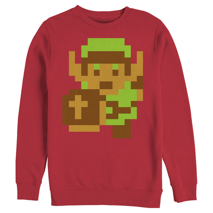 Fifth Sun Men's Nintendo Legend Of Zelda Pixel Link Sweatshirt