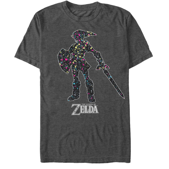 fifth sun Men's Nintendo Legend of Zelda Rainbow Dot Link T-Shirt
