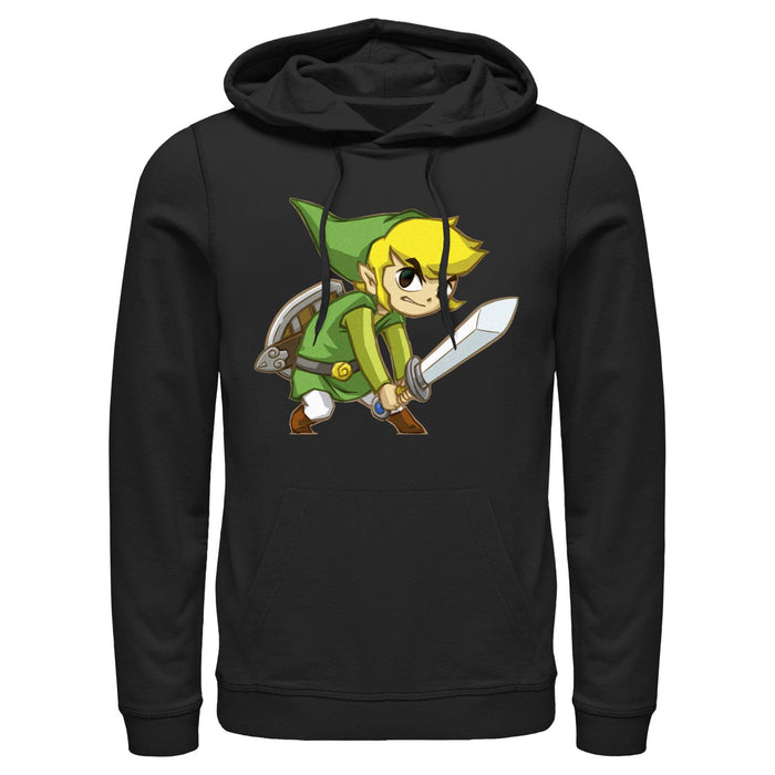 fifth sun Men's Nintendo Legend of Zelda Spirit Tracks Link Pull Over Hoodie