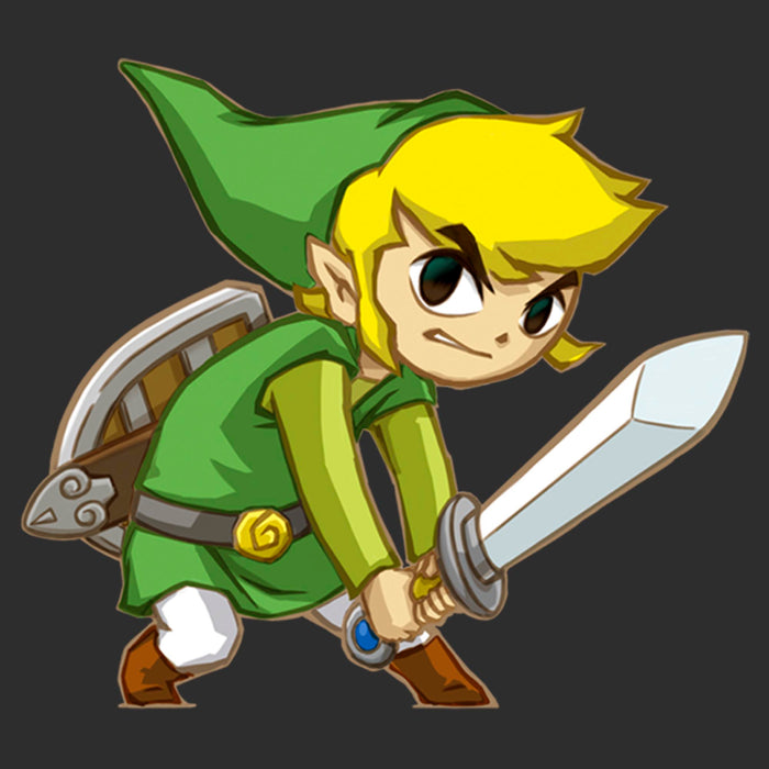 Fifth Sun Men's Nintendo Legend Of Zelda Spirit Tracks Link Pull Over Hoodie