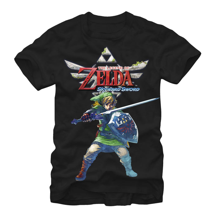 fifth sun Men's Nintendo Legend of Zelda Swordsman T-Shirt
