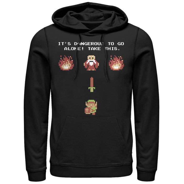 fifth sun Men's Nintendo Legend of Zelda Take This Pull Over Hoodie
