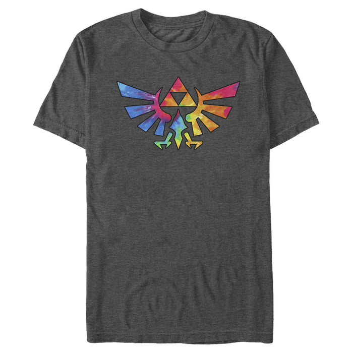 fifth sun Men's Nintendo Legend of Zelda Tie Dye Crest T-Shirt