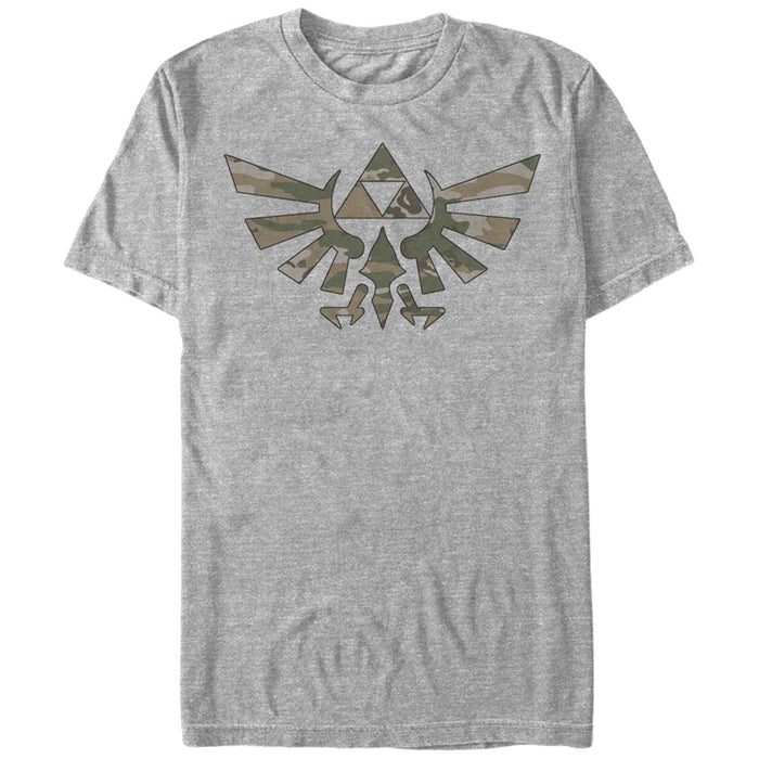 fifth sun Men's Nintendo Legend of Zelda Triforce Camouflage Print T-Shirt