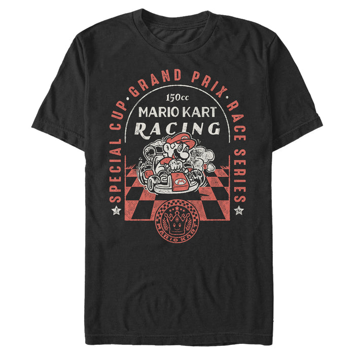 fifth sun Men's Nintendo Mario Kart Racing Grand Prix Special Cup T-Shirt