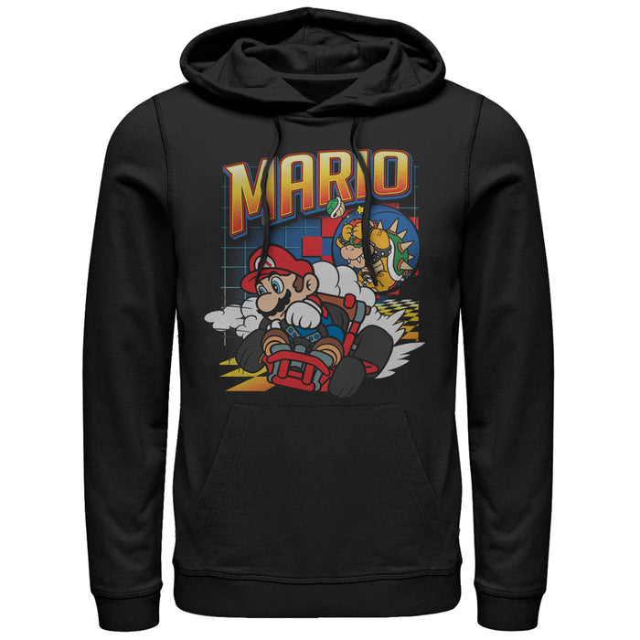 fifth sun Men's Nintendo Mario Kart Winner Pull Over Hoodie