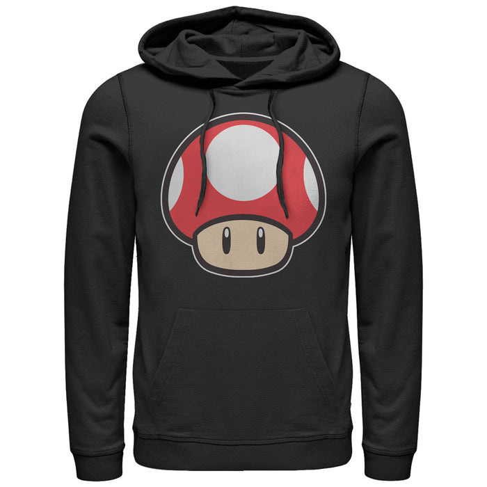fifth sun Men's Nintendo Mario Mushroom Pull Over Hoodie