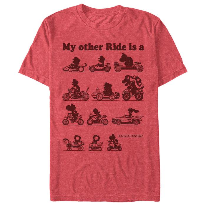 Fifth Sun Men's Nintendo My Other Ride Is Mario Kart T-Shirt