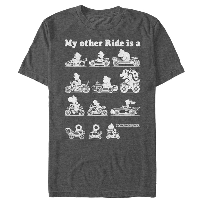 Fifth Sun Men's Nintendo My Other Ride Is Mario Kart T-Shirt