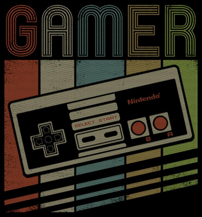 Fifth Sun Men's Nintendo Retro NES Gamer Controller Pull Over Hoodie