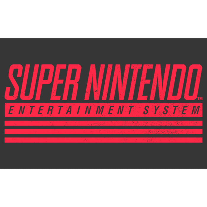 Fifth Sun Men's Nintendo Retro SNES Logo Pull Over Hoodie