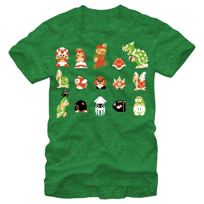 fifth sun Men's Nintendo Super Mario Bros Crew T-Shirt