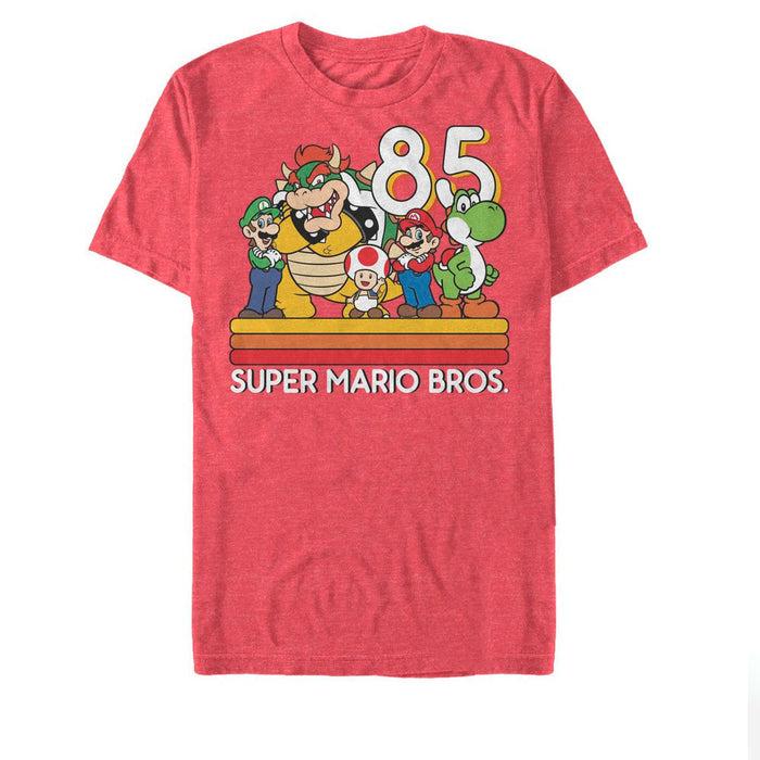 fifth sun Men's Nintendo Super Mario Bros Group 85 T-Shirt