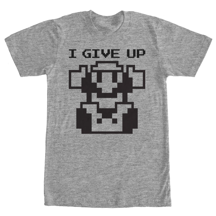 fifth sun Men's Nintendo Super Mario I Give Up T-Shirt