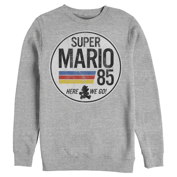 Fifth Sun Men's Nintendo Super Mario Retro Rainbow Ring Sweatshirt