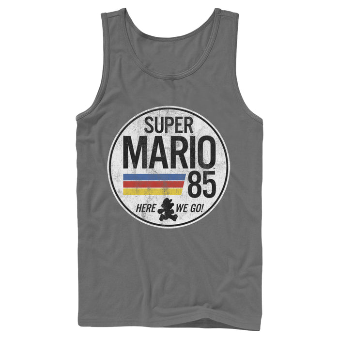 Fifth Sun Men's Nintendo Super Mario Retro Rainbow Ring Tank Top