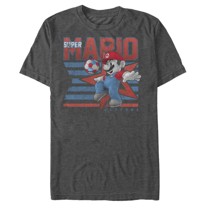 Fifth Sun Men's Nintendo Super Mario Soccer 1985 T-Shirt