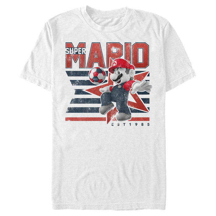 Fifth Sun Men's Nintendo Super Mario Soccer 1985 T-Shirt