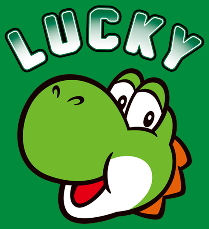 Fifth Sun Men's Nintendo Super Mario St. Patrick's Day Lucky Yoshi Retro T-Shirt