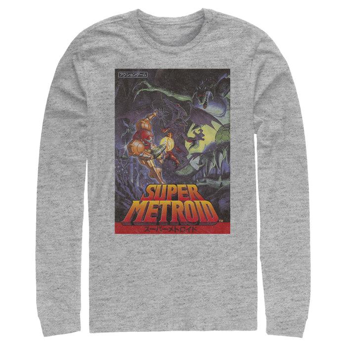 fifth sun Men's Nintendo Super Metroid Japanese Cover Art T-Shirt