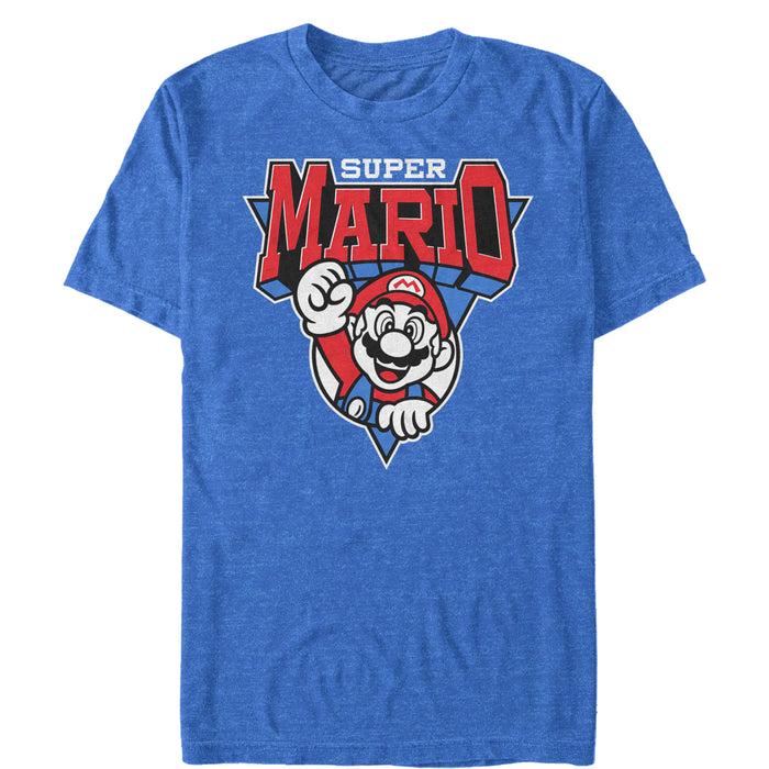 fifth sun Men's Nintendo Team Super Mario Emblem T-Shirt