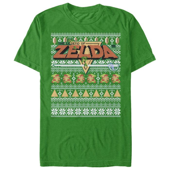 fifth sun Men's Nintendo Ugly Christmas Legend of Zelda T-Shirt