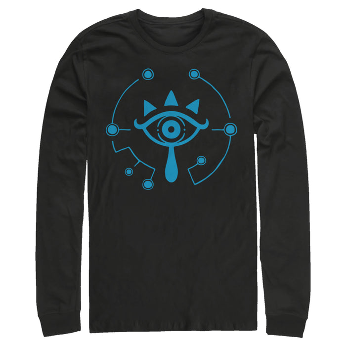 fifth sun Men's Nintendo Zelda Breath of the Wild Eye Long Sleeve Shirt