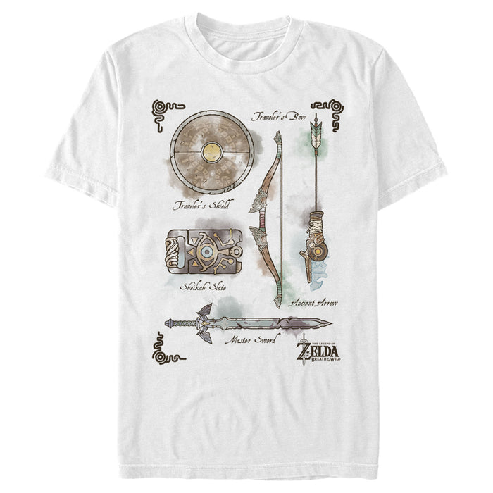 Fifth Sun Men's Nintendo Zelda Quest Gear Array T-Shirt