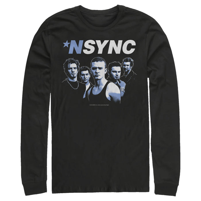 Fifth Sun Men's NSYNC Attitude Pose Long Sleeve Shirt