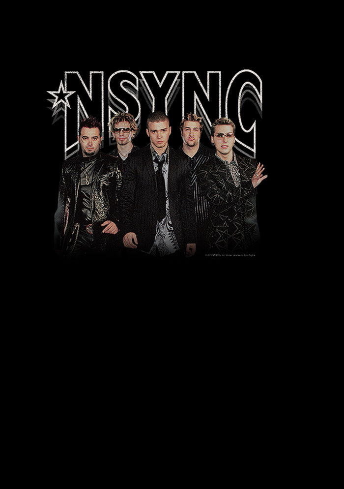 Fifth Sun Men's NSYNC Rocker Band Pose Pull Over Hoodie