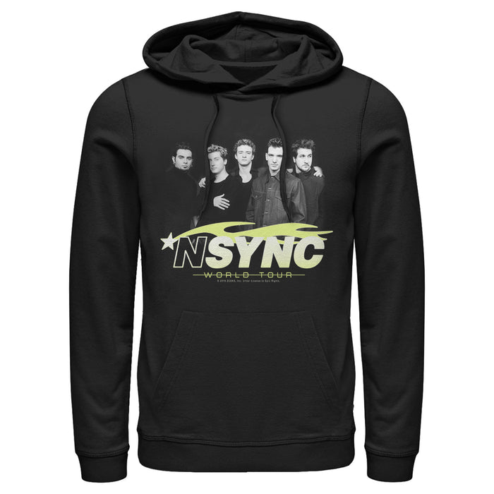 fifth sun Men's NSYNC World Tour Poster Pull Over Hoodie